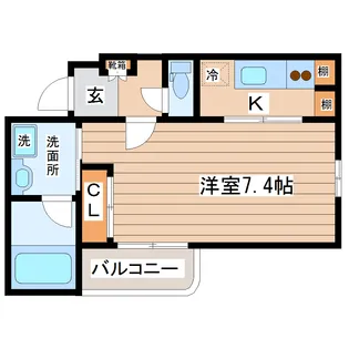 ヴュ・パノラマ【2階】の間取り