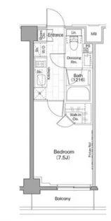 ザパークハビオ新宿【3階】の間取り