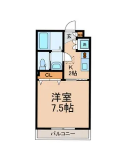 東京都江戸川区北小岩4【アパート】の間取り