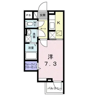 ルーエ リヒト【1階】の間取り