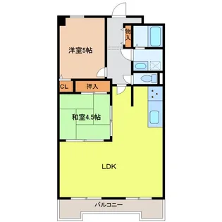 グランドハイリス上社【1階】の間取り