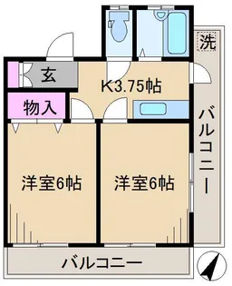 東京都北区王子本町1【マンション】の間取り