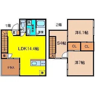 長崎県大村市竹松本町【一戸建】の間取り