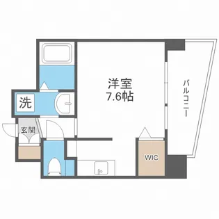 1Kの間取り画像