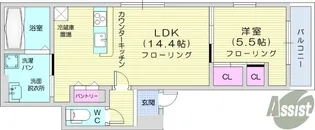 アリビオ【1階】の間取り