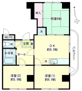 加藤デンタルビル【7階】の間取り