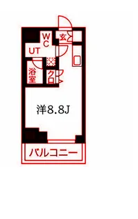 スパシエ アコルデ 横浜【2階】の間取り