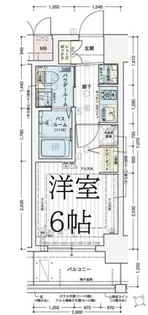 大阪府大阪市浪速区立葉1【マンション】の間取り