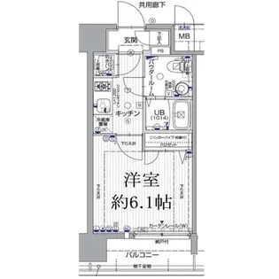 エスリード北大阪レジデンス【8階】の間取り