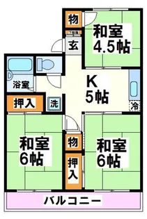 スカイコーポ【1階】の間取り