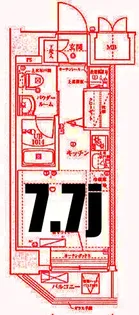 クラリッサ 川崎 ソレイユ【5階】の間取り