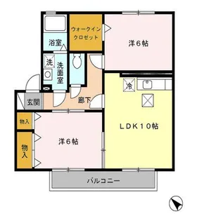 ピュア 雅【2階】の間取り