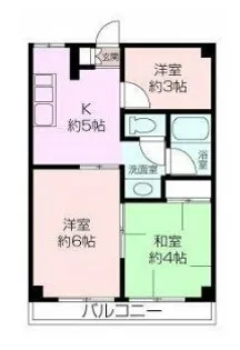 神奈川県相模原市中央区中央1【マンション】の間取り
