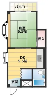 田島マンション【2階】の間取り