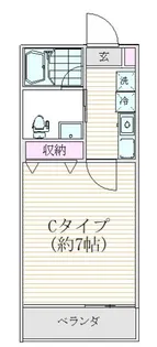 FUUWA船橋本町【3階】の間取り