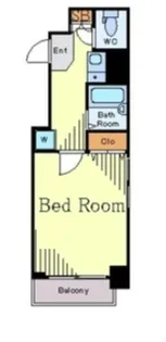 サンテミリオン渋谷道玄坂【6階】の間取り