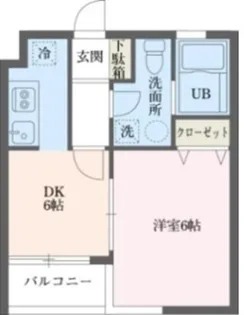 東京都目黒区三田2【マンション】の間取り