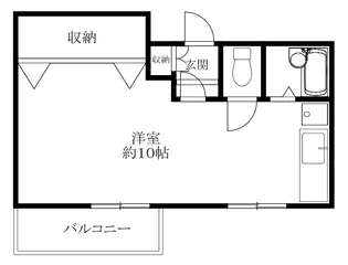 第一天野ハイツ【2階】の間取り