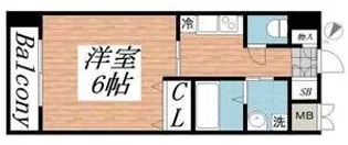 KHKコート板宿【8階】の間取り