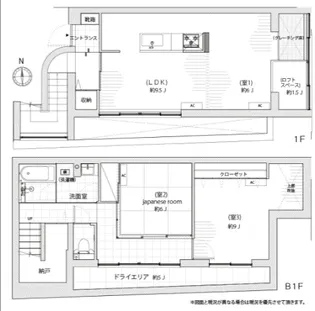 ARK TERRACE 東新宿 アークテラス東新宿【1階】の間取り