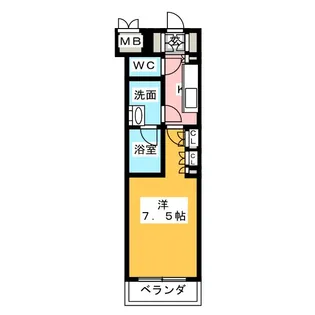 ルーブル川崎宮前平【2階】の間取り