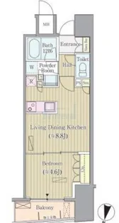 リンデンコート市ヶ谷【3階】の間取り