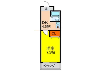 ファミール3号館【3階】の間取り