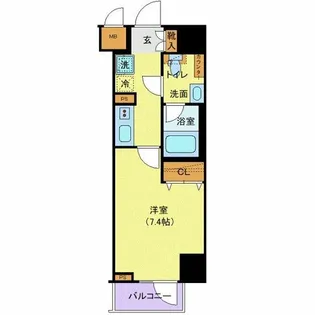 東京都足立区梅田2【マンション】の間取り