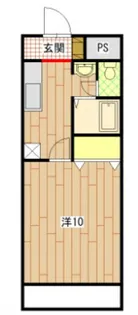 ベルパッソ牛田【4階】の間取り