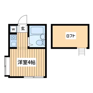 ピュアハウス藤棚三番館【2階】の間取り