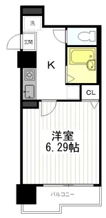 サンシティ五橋アヴァンツァーレ【4階】の間取り
