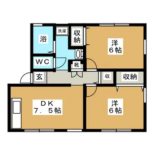 グランドソレーユ【1階】の間取り