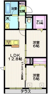 仮称 王禅寺西7丁目メゾン【1階】の間取り