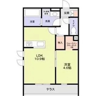 愛知県名古屋市守山区守山3【アパート】の間取り