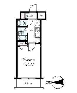 菱和パレス御茶ノ水湯島天神町【9階】の間取り
