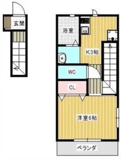 DOLCE VITA【2階】の間取り