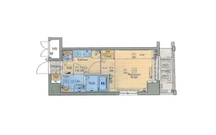 ガーラ東日本橋【11階】の間取り