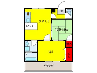 コ-ポ幸【2階】の間取り