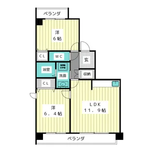 アーバンドエル上前津【8階】の間取り