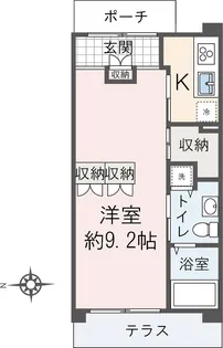 7th ALLEY【2階】の間取り