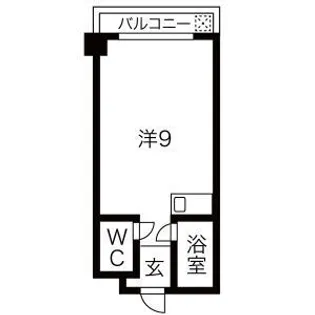 エイチ・ツーオー高井田ビル【4階】の間取り