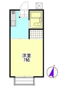 メゾンウエスト【1階】の間取り