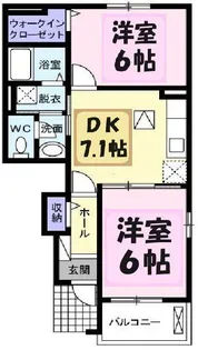 ラポール【1階】の間取り