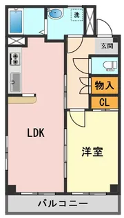 東京都江戸川区中央4【マンション】の間取り