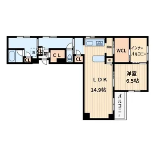 ヴィオラ・ボヌール【2階】の間取り