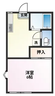 稲荷山ハイツ【1階】の間取り