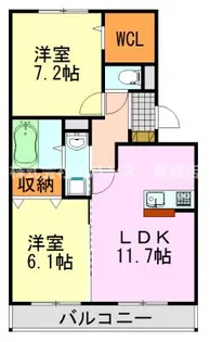 ルーチェ【1階】の間取り