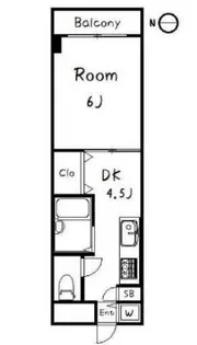 グローリス中野【2階】の間取り