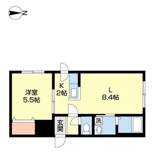 ジュピターハウス【1階】の間取り