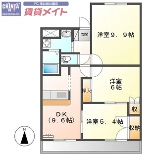 リバティコート【1階】の間取り
